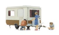 DDR Caravan \'Bastei\' camping      1:87/NEU