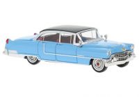 Cadillac Fleetwood 1955 blau/schwarz       1:87