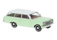 Opel Rekord B CarAVan pastellgr�n/weiss   1:87/NEU