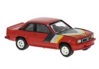 Opel Ascona B i400 rot mit Dekor gelb/silber   1:87/NEU