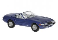 Ferrari 365 GTS/4 blau-metallic mit Glasbandscheinwerfern  1:87/NEU