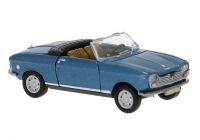 Peugeot 204 Cabriolet seeblau   1:87