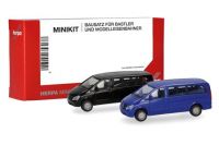 MB Vito Bus 2010 schwearz und blau     MINIKIT-1:87/NEU