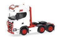 Scania CS 20 HD Zugmaschine 3achs weiss/rot      1:87