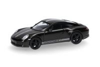 Porsche 911 Carrera 4S schwarzmetallic      1:87/NEU