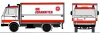 Iveco Magirus Zeta 90M5 - Ger�tewagen Johanniter    1:87/NEU