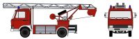 Iveco Magirus Zeta  90M5 - DL18 Neutral Rot  (Facelift)    1:87/NEU
