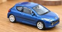 Peugeot 207 Premium pack 2007 blau 1:87/NEU