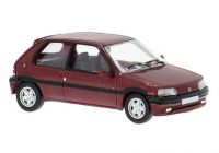 Peugeot 106 dunkelrot met.   1:87