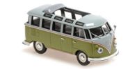 VW-Samba T1 - 1961 - grau/gr�n    1:43/NEU