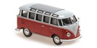 VW-Samba T1 - 1961 - grau/rot    1:43/NEU