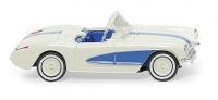 Chevrolet Corvette - perlwei�/himmelblau    1:87
