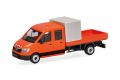 MAN TGE DoKa mit Halbplane kommunalorange    1:87/NEU