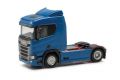 Scania CR 20 Niedrigdach Zugmachine 2achs blau      1:87/NEU