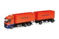 MB Actros Streamspace 2.3 Abrollcontainerzg. �DEUTRANS�      1:87/NEU