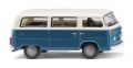 VW-Kombi T2b blaugrau/weiss       1:87/NEU
